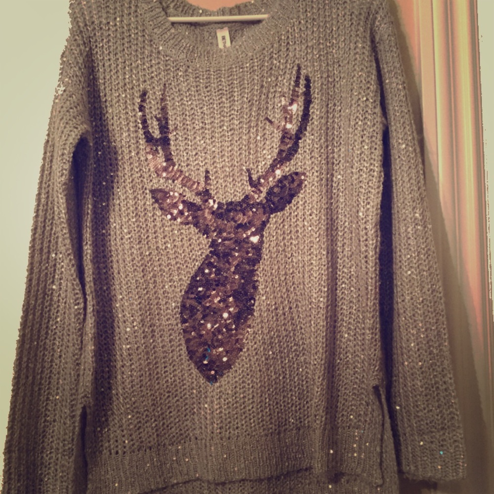 Holliday sequin sweater